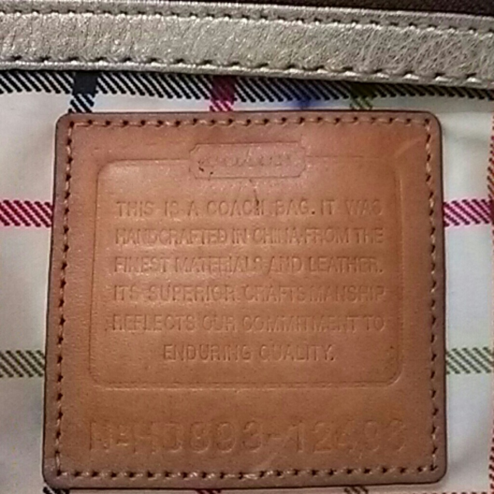 Authentic Vintage Coach Hobo - Picture 4 of 8